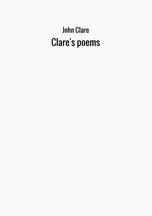 Clare's poems