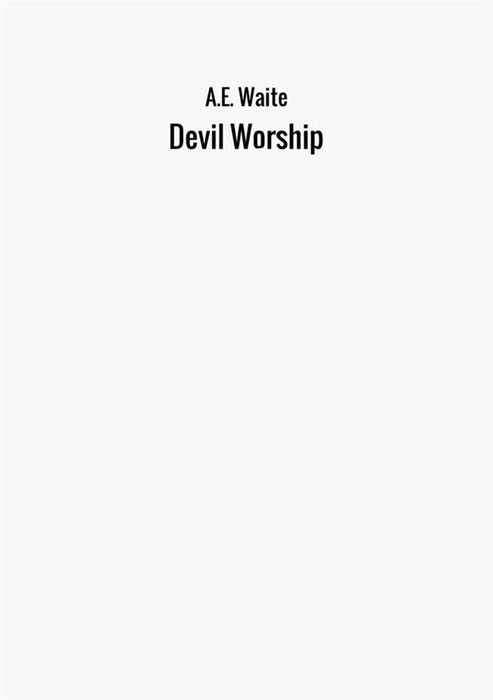Devil Worship