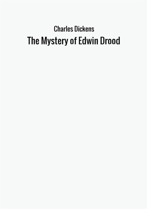 The Mystery of Edwin Drood