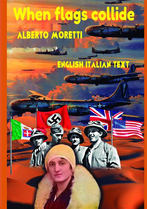 When flags collide English Italian text