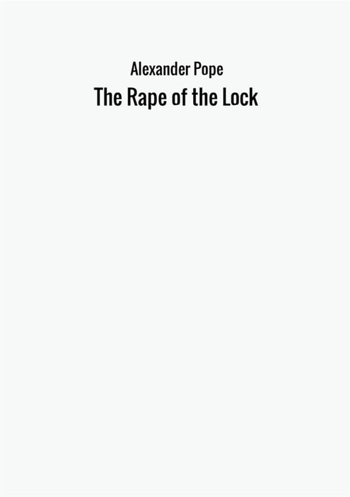 The Rape of the Lock