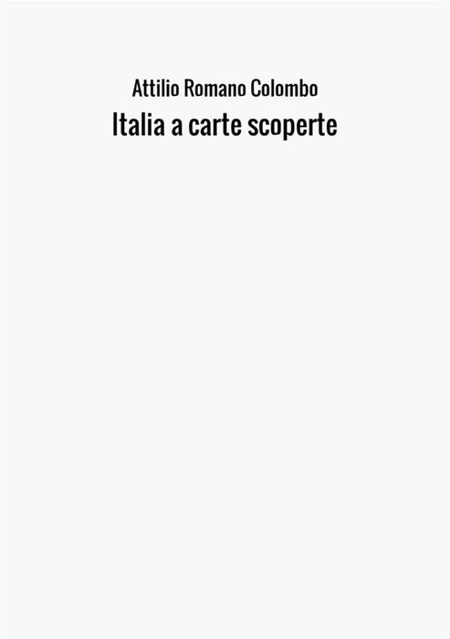 Italia a carte scoperte