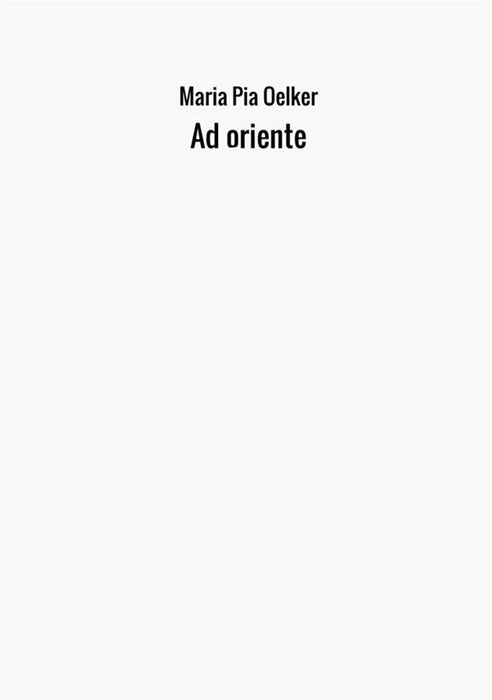 Ad oriente