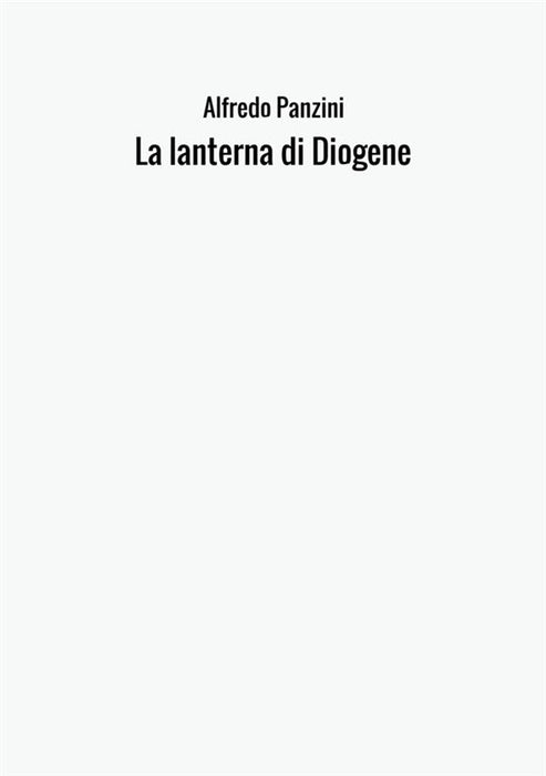 La lanterna di Diogene