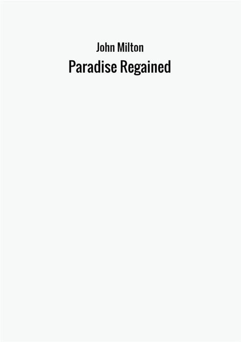 Paradise Regained