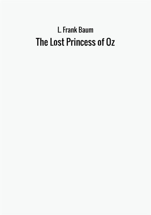 The Lost Princess of Oz