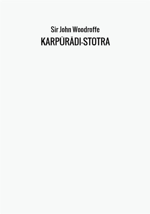 KARPŪRĀDI-STOTRA