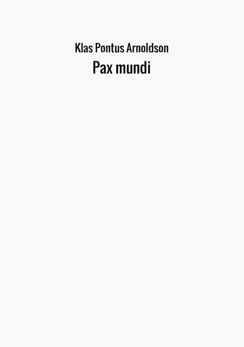 Pax mundi