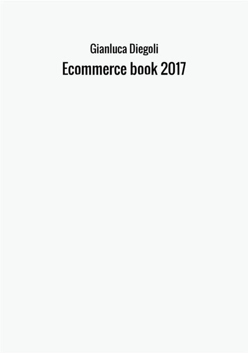 Ecommerce book 2017