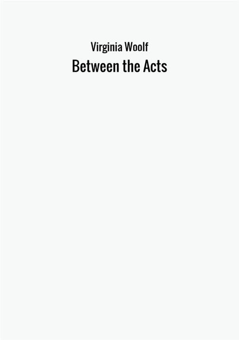 Between the Acts