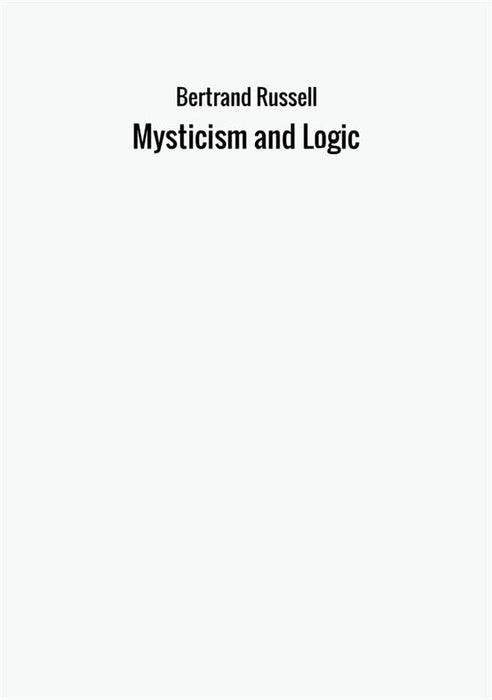 Mysticism and Logic