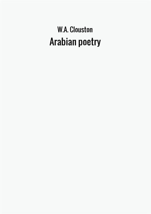 Arabian poetry