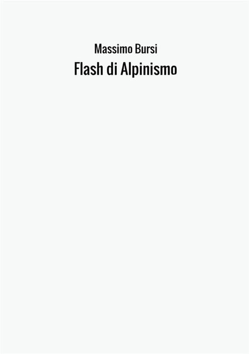 Flash di Alpinismo