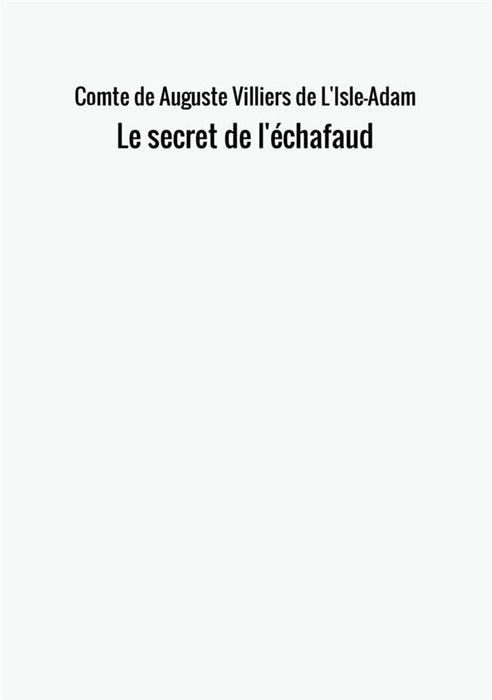 Le secret de l'échafaud