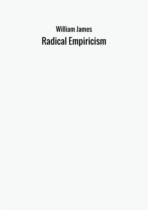 Radical Empiricism