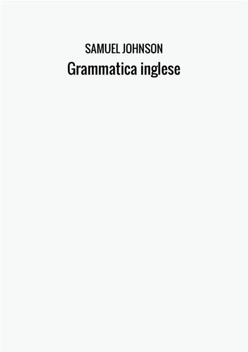 Grammatica inglese