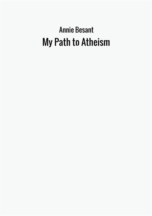 My Path to Atheism